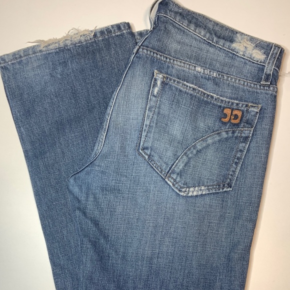 Men's Joe's Jeans The Classic Straight Distressed in Medium Blue Size 34/34 - Picture 1 of 4